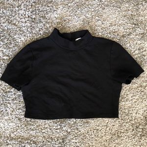 Turtle Neck Crop Top